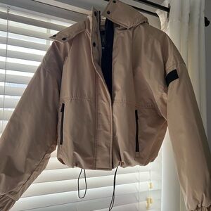 NWOT DKNY sport Women's Tan Puffer Jacket